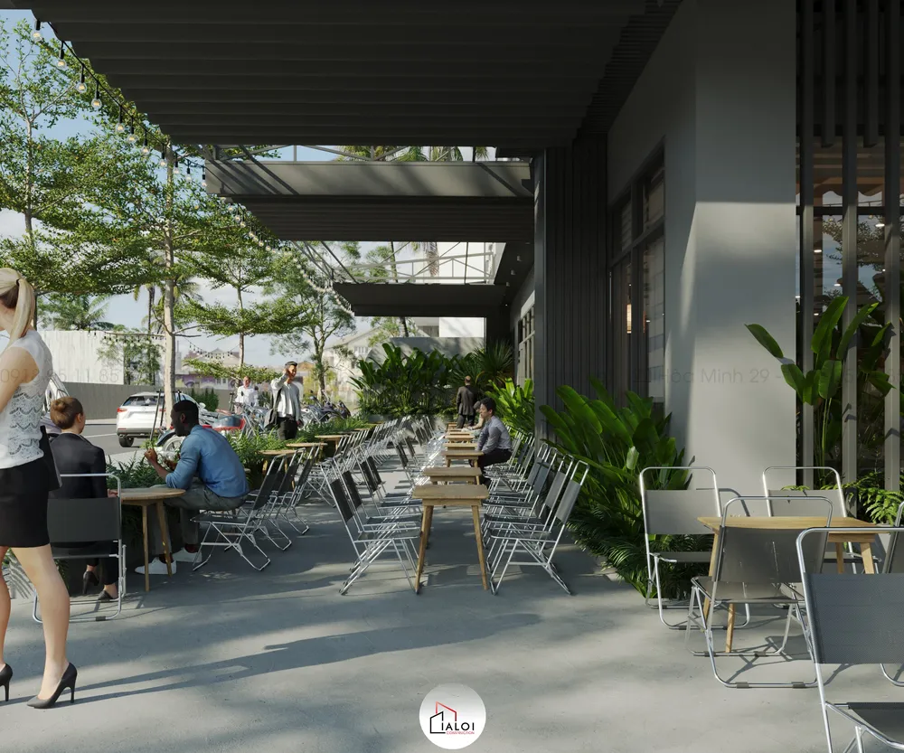 thiết kế quán cafe đẹp iCoffee