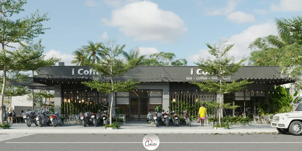 Thiết kế quán cà phê iCoffee view 2