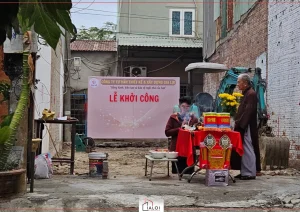 lễ khởi công nhà phố Minh's House